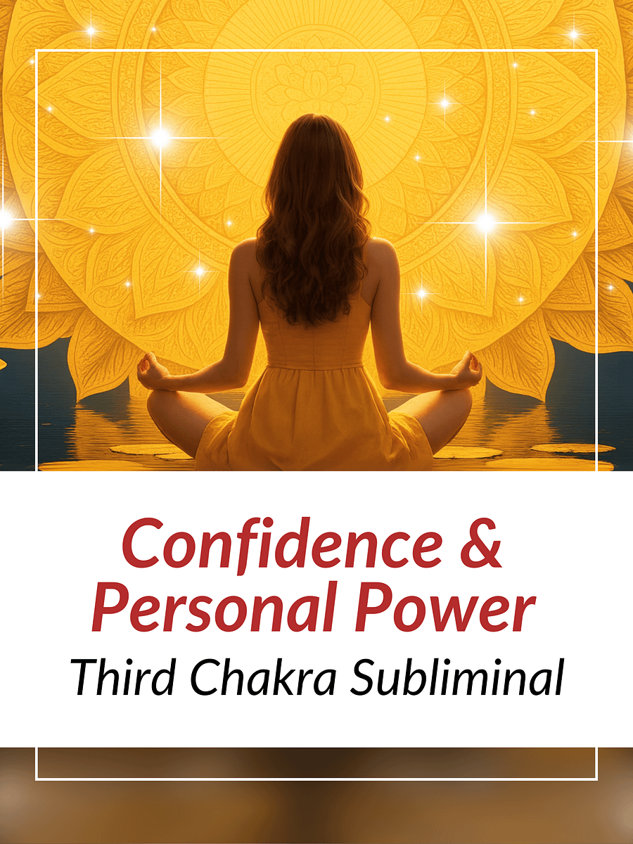Solar Plexus Chakra Subliminal | Unlock Confidence & Personal Power product image (1)