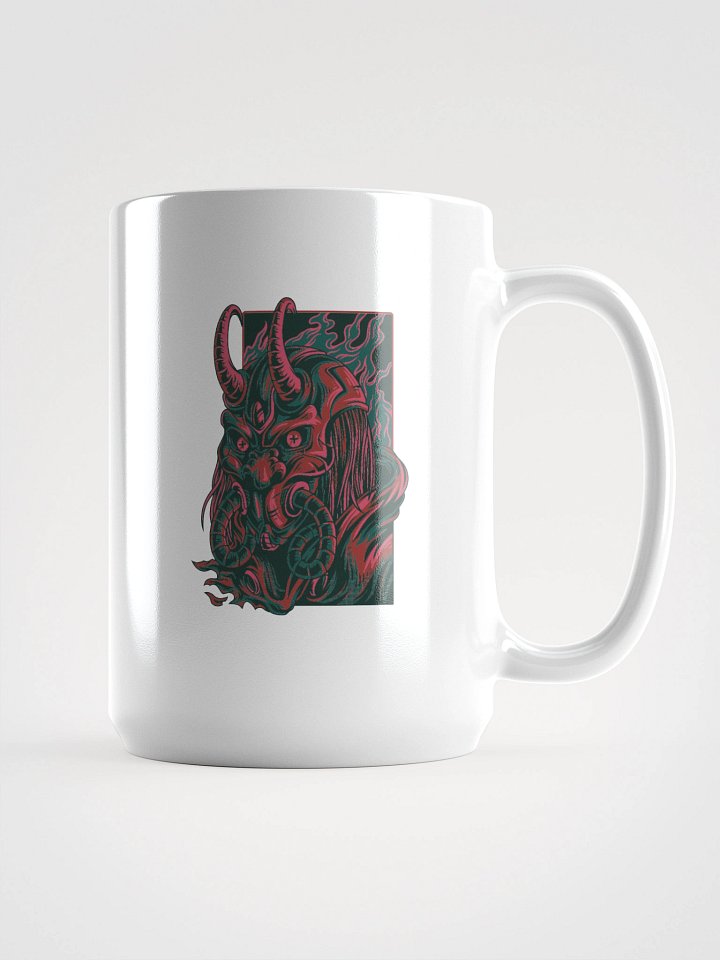 Mythical Horned Demon Glossy Mug product image (1)