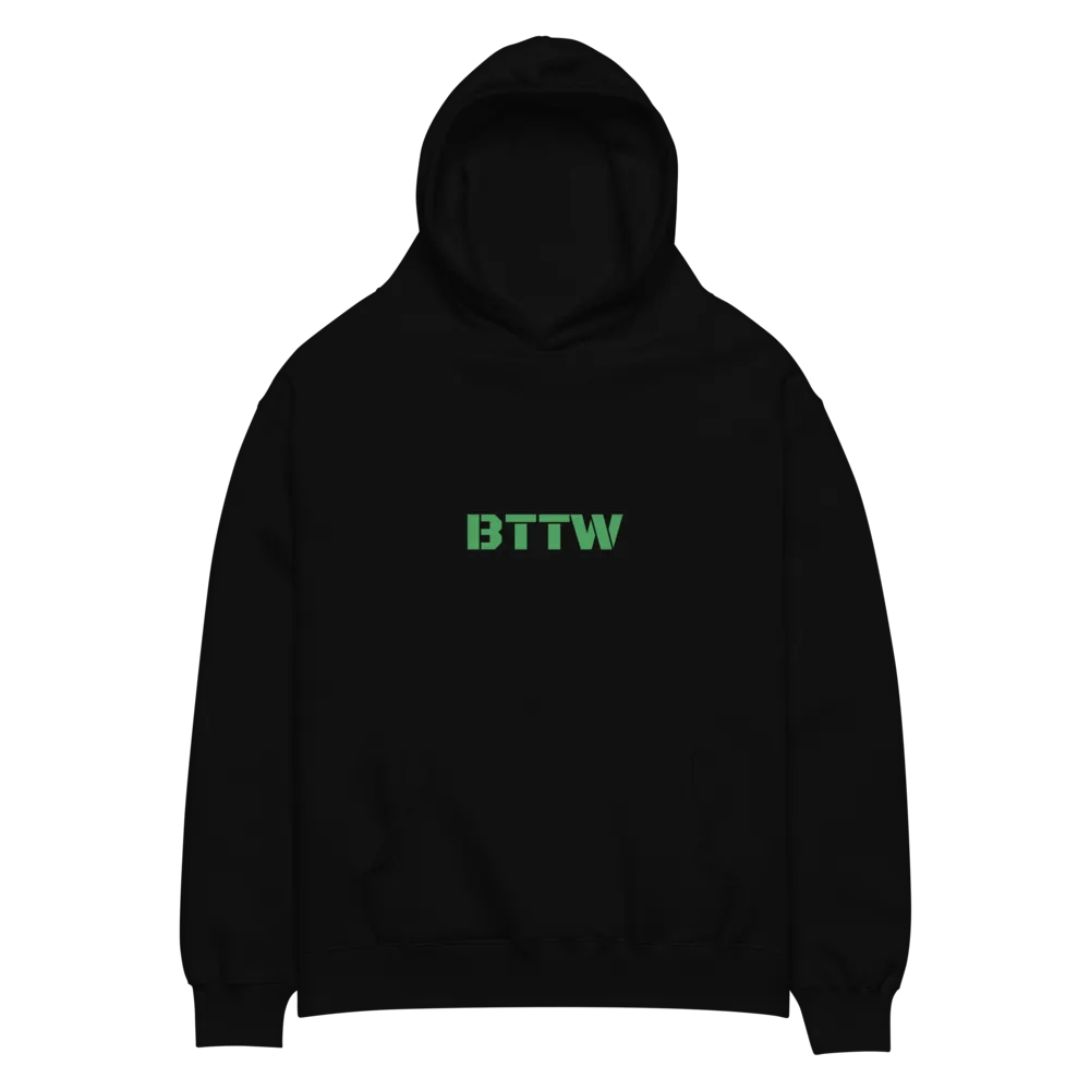 BTTW Green Leaf Oversized Hoodie product image (2)