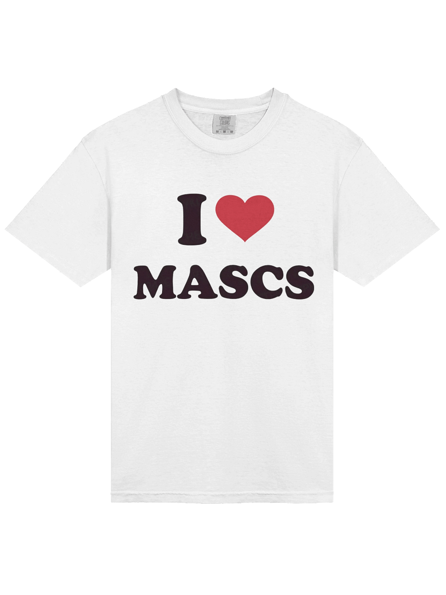 I Love Mascs T-shirt product image (2)