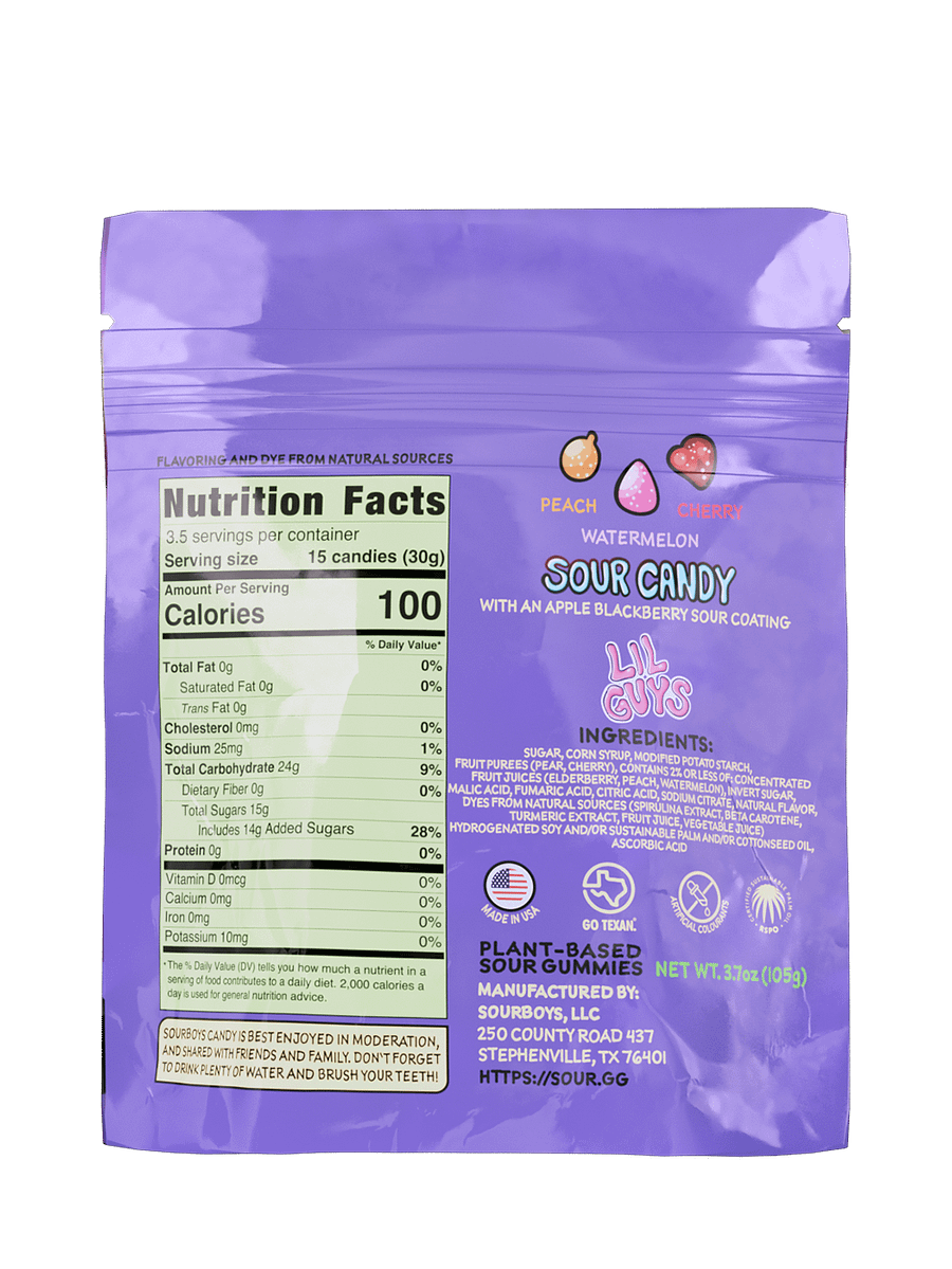 Poison Apple Blackberry Sour Gummies - LilGuys product image (2)