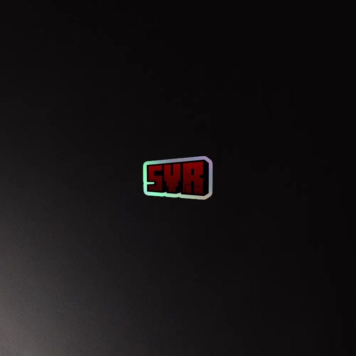 SVR Holo Logo Sticker product image (4)