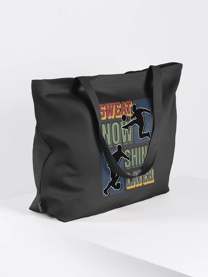 Sweat Now Shine Later Soccer Stars Eco Tote product image (1)