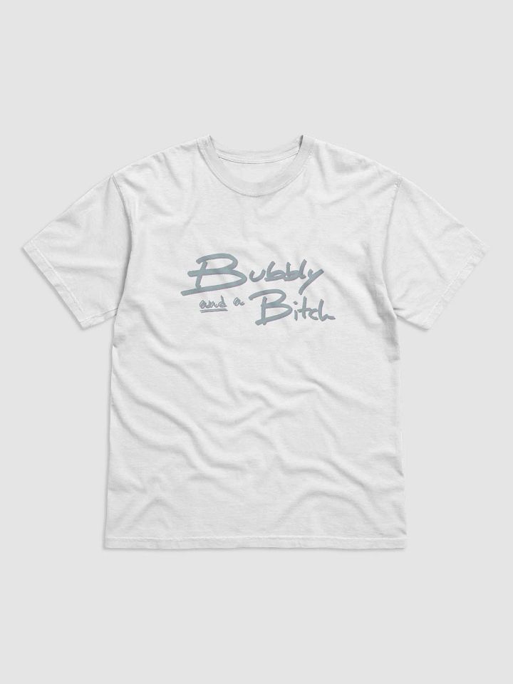 Bubbly and a B*tch (cotton candy shadow design) garment-dyed tee product image (2)