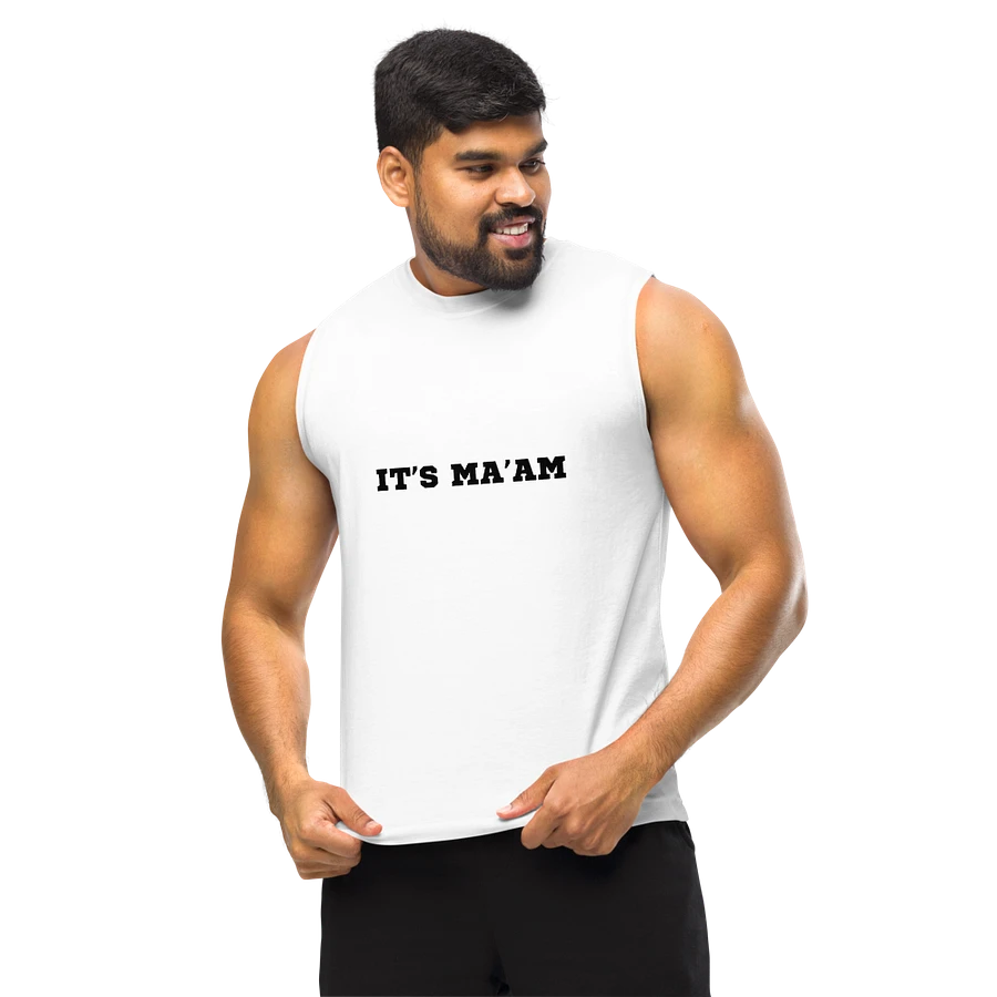 IT'S MA'AM UNISEX MUSCLE TEE product image (10)