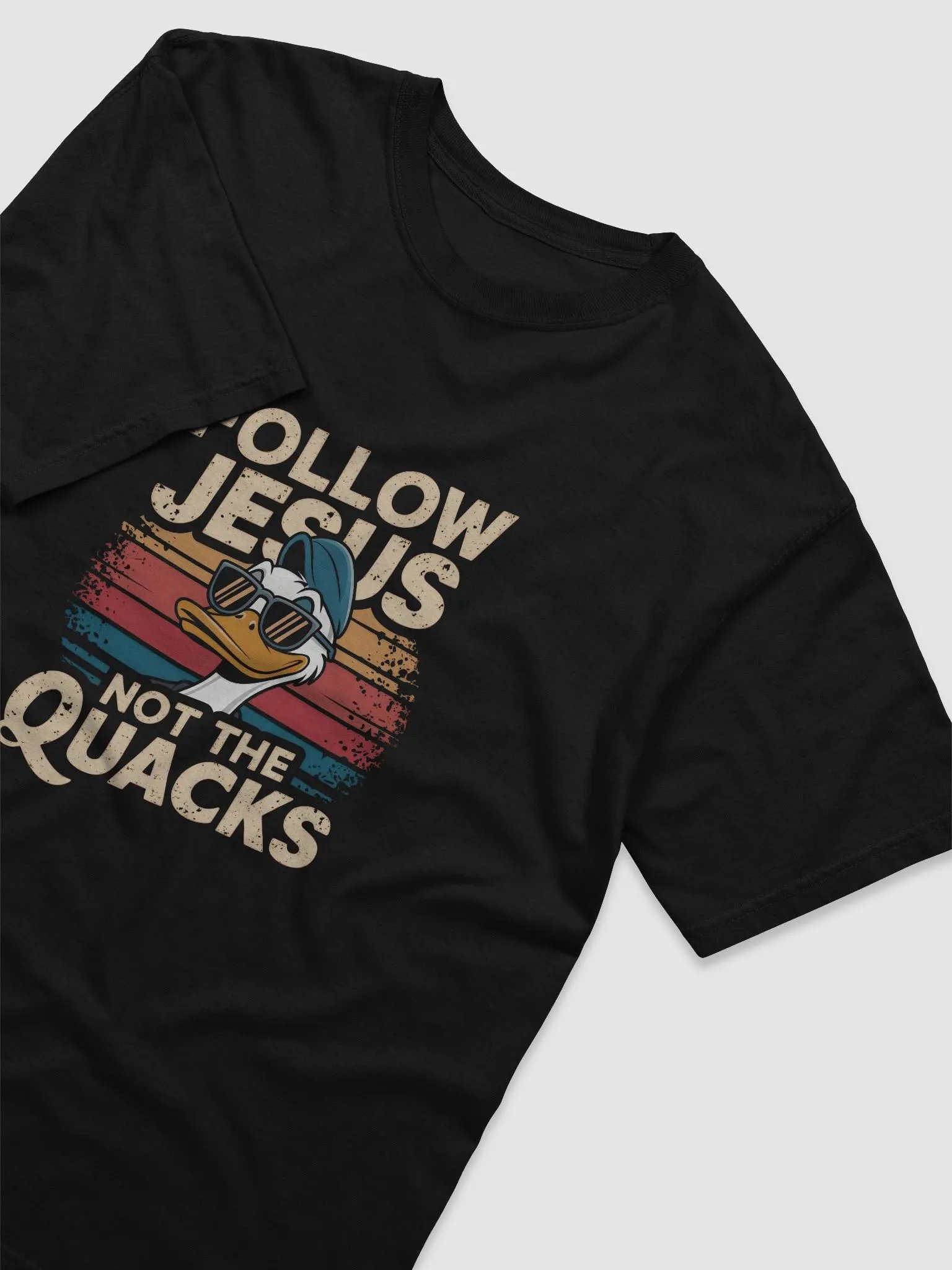 Follow Jesus Not the Quacks Cotton Comfort Tee product image (16)