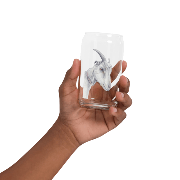 Goat Drawing Glass Can Cup product image (32)