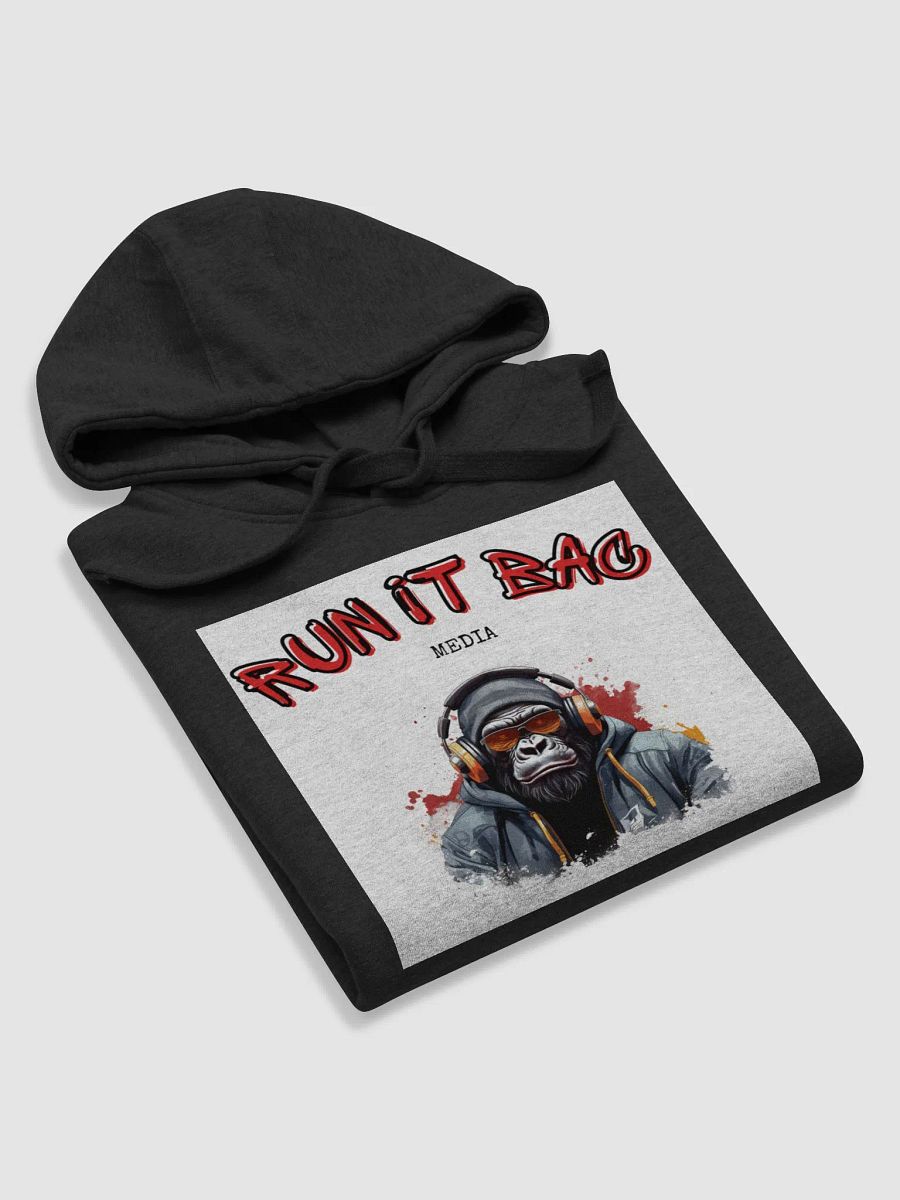 RUN It BAC Media Hoodie Grey product image (3)