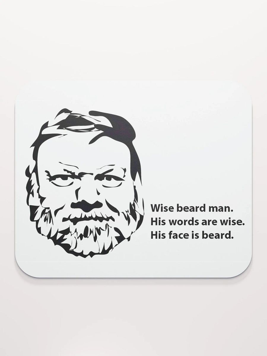 Wise Beard Man Mouse Pad product image (2)