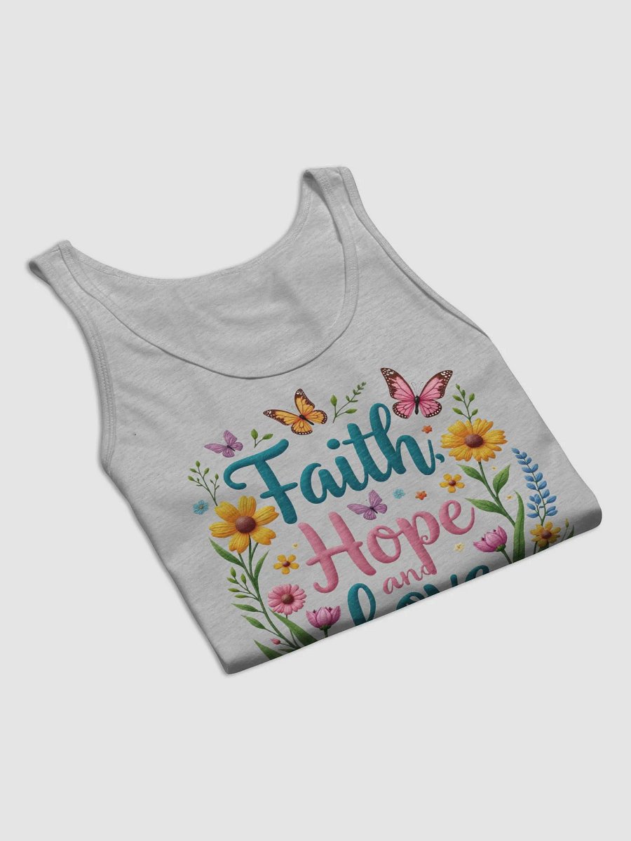 Faith, Hope and Love Floral Tank product image (40)