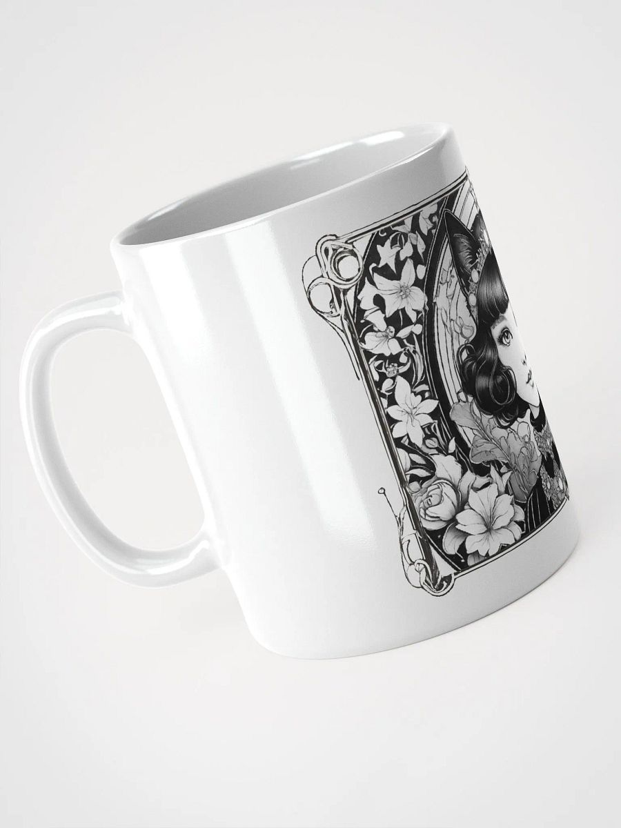Whimsy, a cute Cat Woman - White Glossy Mug product image (3)