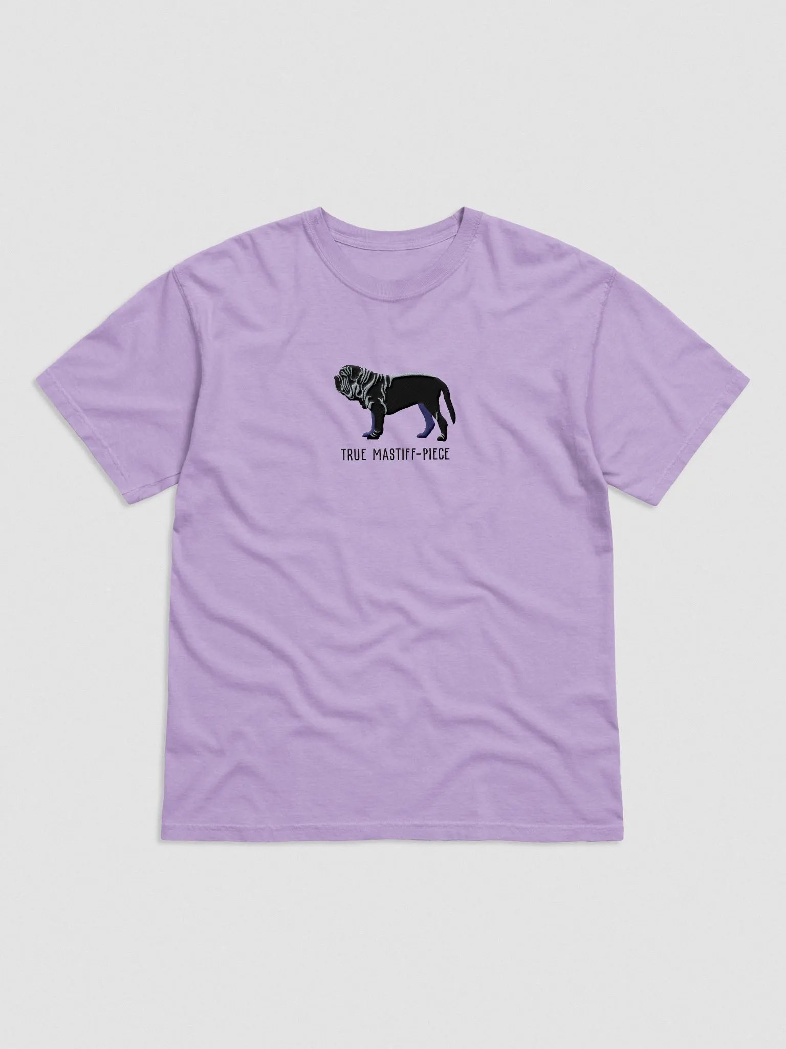 True Mastiff-Piece T-Shirt(Embroidered) of a Neapolitan Mastiff(Black) product image (4)