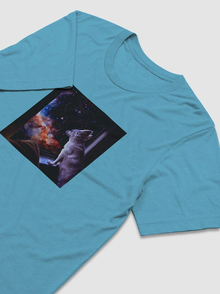 stargazing dog Tri-Blend T-Shirt product image (11)
