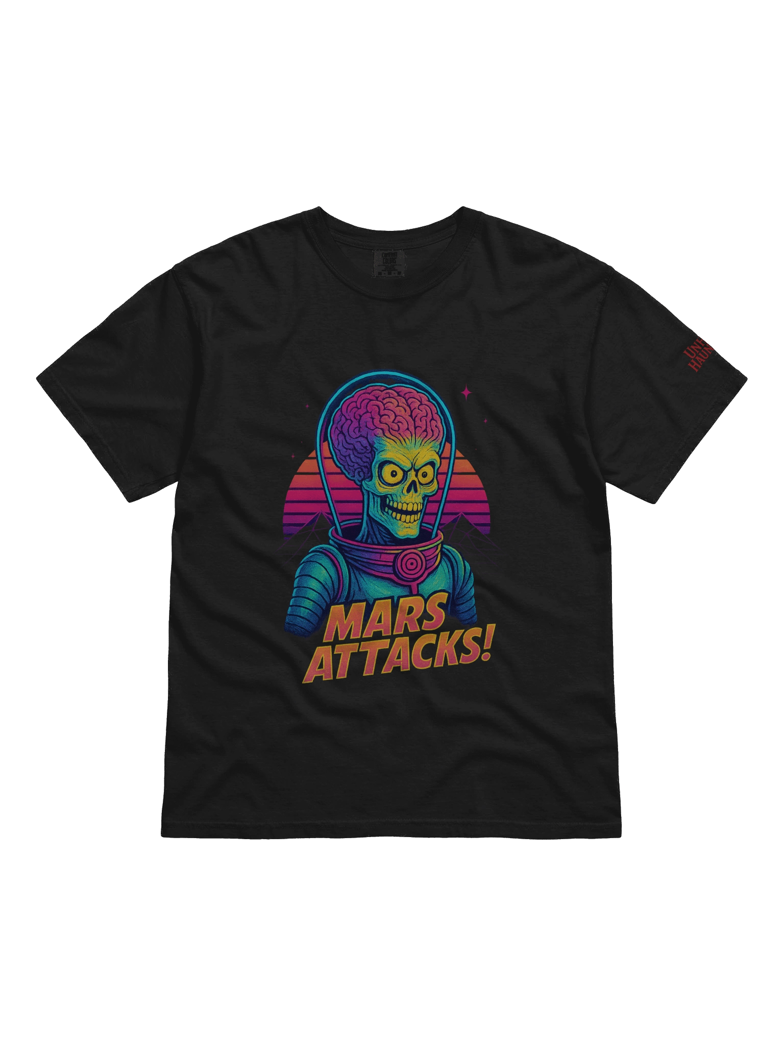 Mars Attack Tim B Collection Black Tee product image (1)