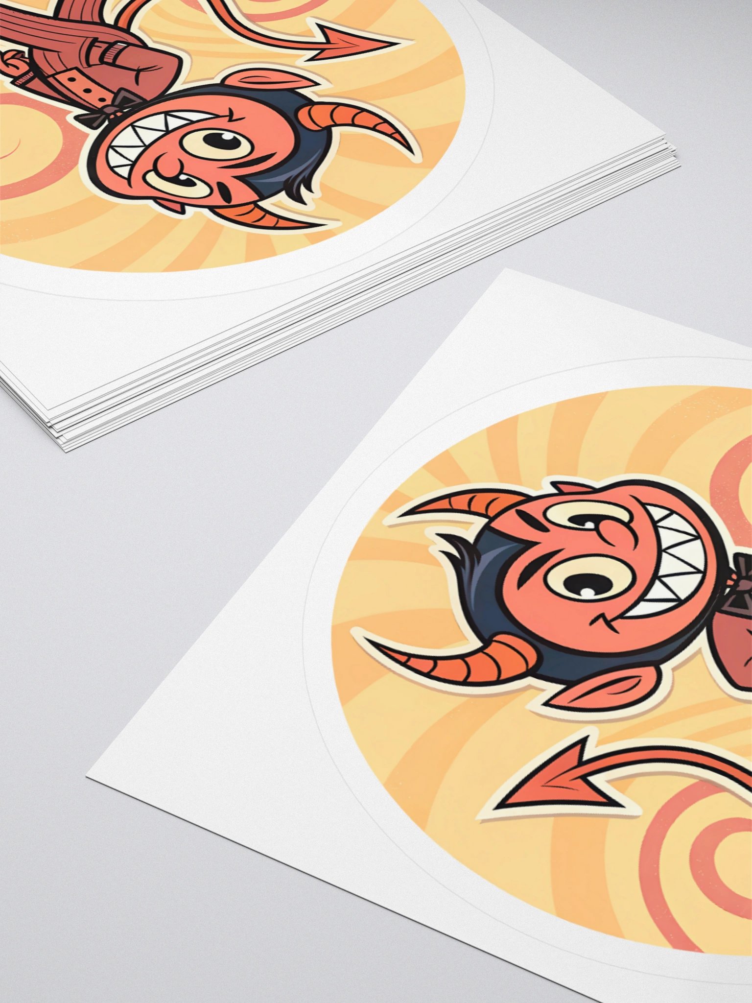 Groovy Devil Vinyl Stickers product image (12)