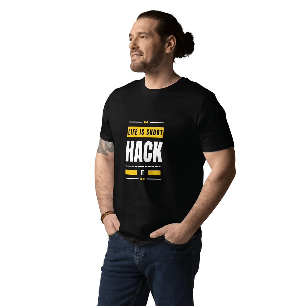 LIFE IS SHORT. HACK IT! - 100% cotton product image (15)