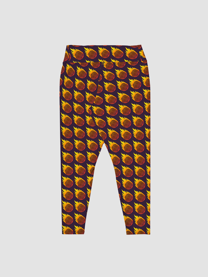 Comet Plus Size Leggings (Dark Purple) product image (2)