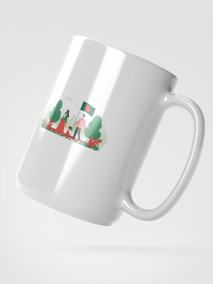 Bangladeshi Family Walking in Park – Mug product image (2)