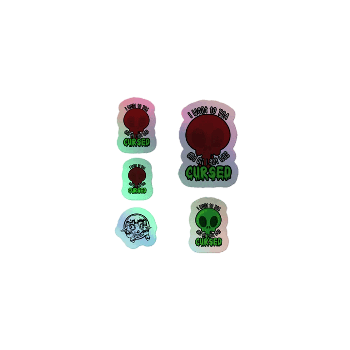 All I Got Was Cursed - Death Knight - Holo Sticker Sheet product image (1)