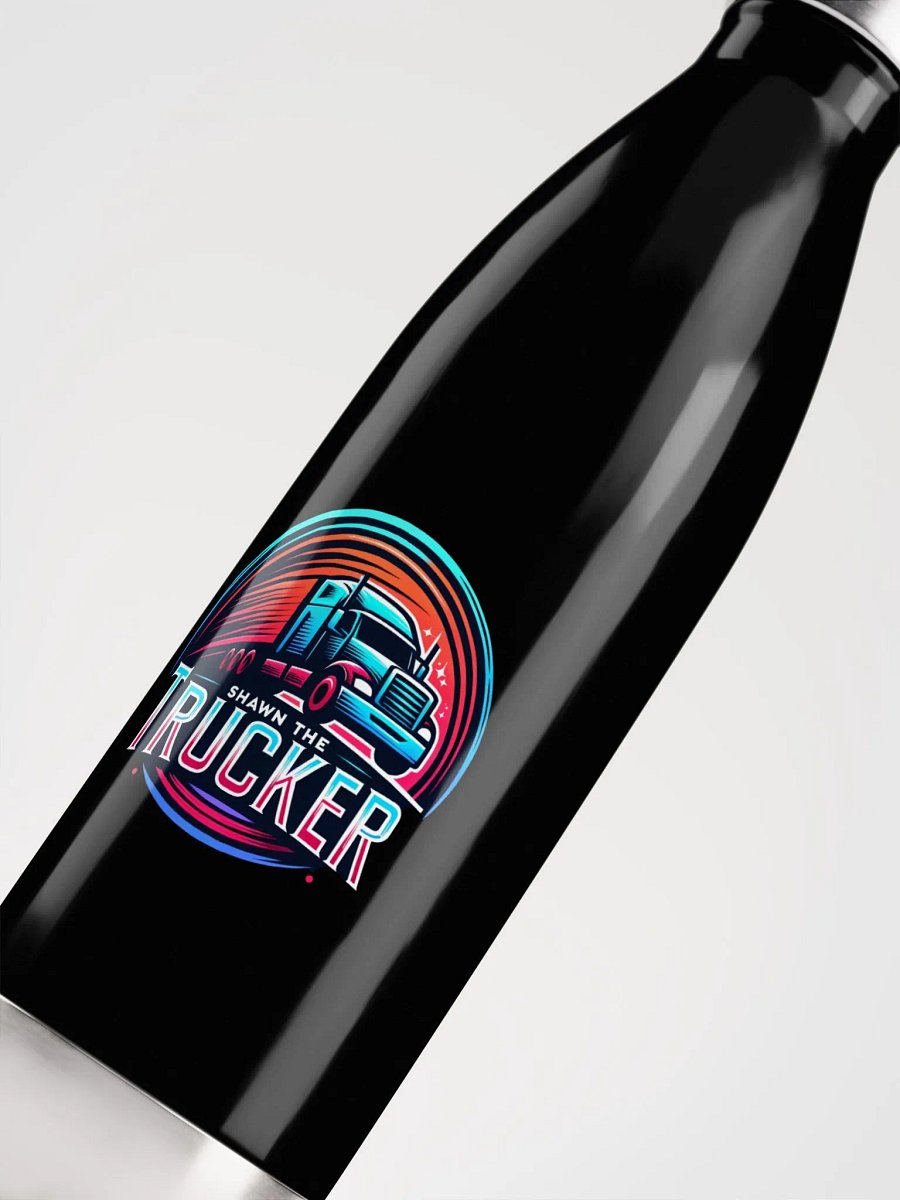 trucker stainless steal water bottle product image (5)