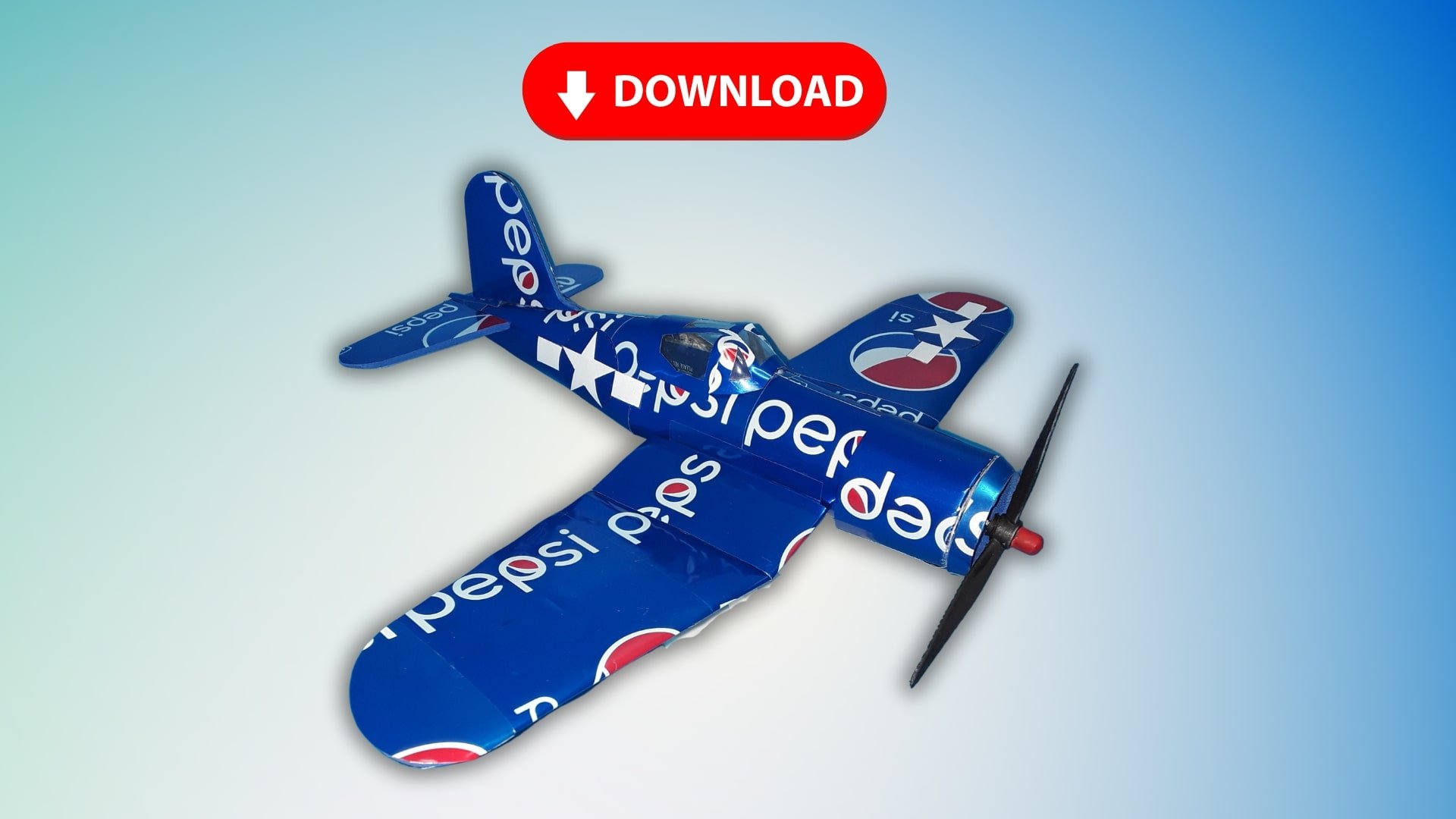 Soda Can F4U Corsair DIGITAL Plans product image (1)