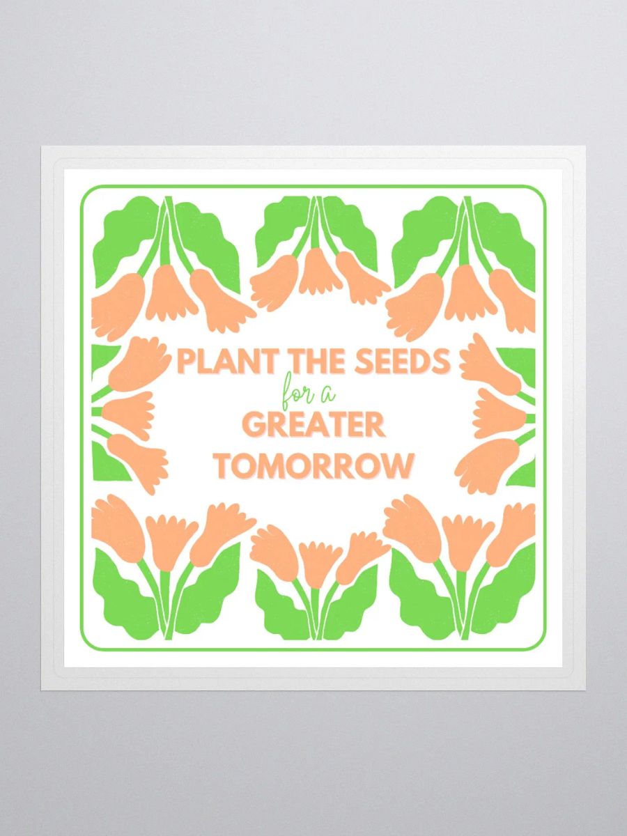Seeds of Tomorrow Kiss Cut Stickers product image (3)