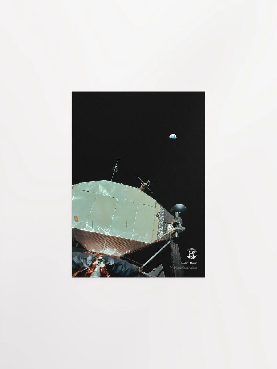 NASA Apollo 11: View of Earth, 1969 — space poster, space art, photo poster, NASA print, space wall decor product image (7)