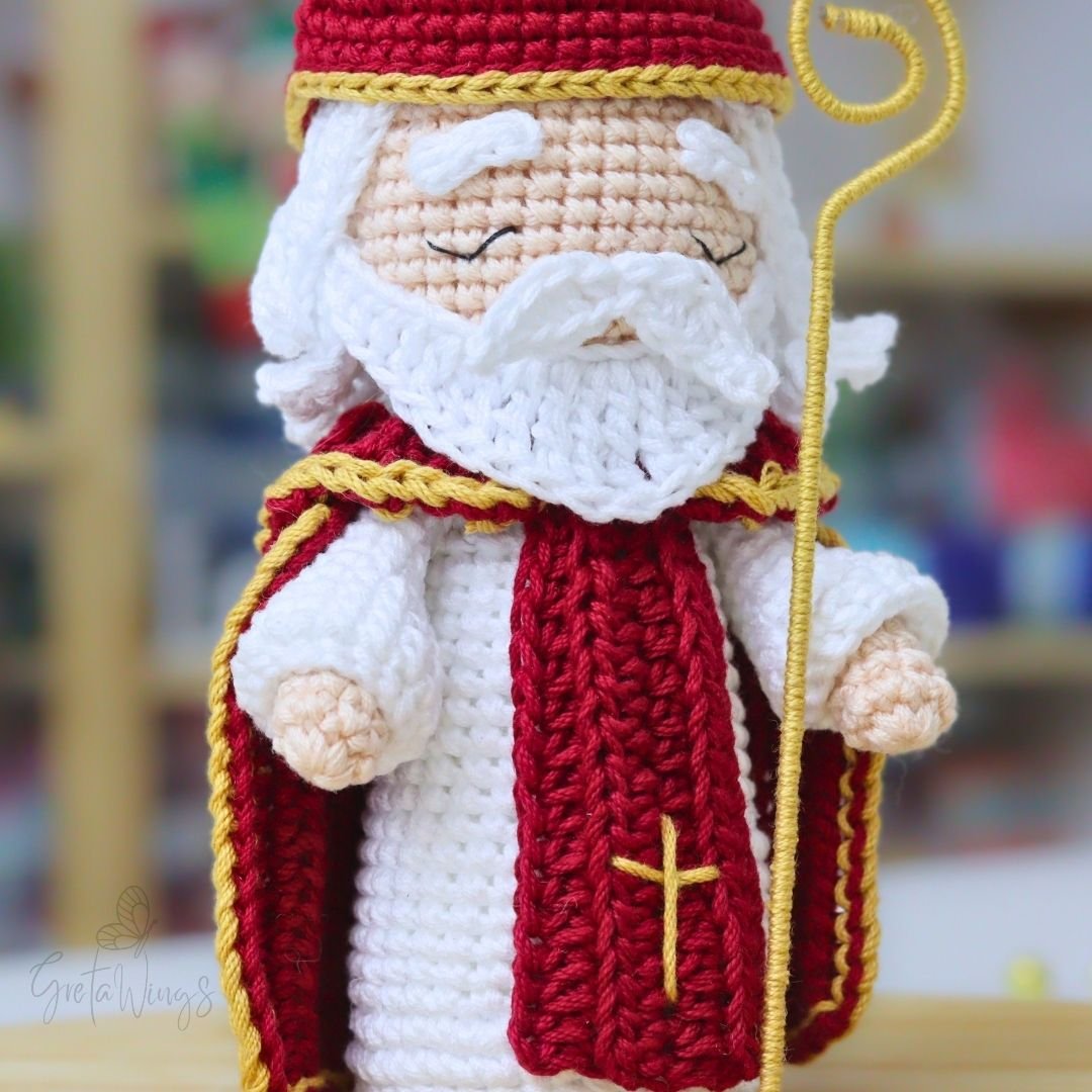 Patrón Amigurumi San Nicolás de Bari (PDF Descarga Inmediata) product image (4)