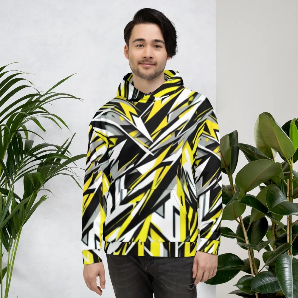 Dynamic Geometric Fusion Unisex Hoodie product image (4)