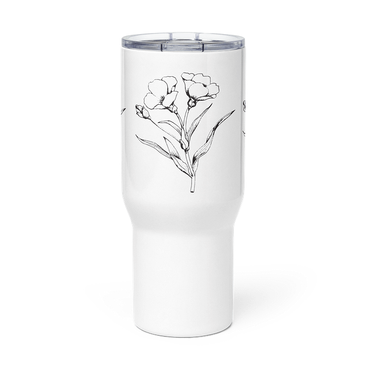 Floral Harmony Stainless Steel Travel Mug product image (3)
