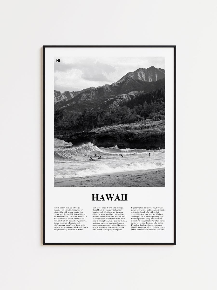 Hawaii 01 Newspaper Poster product image (1)