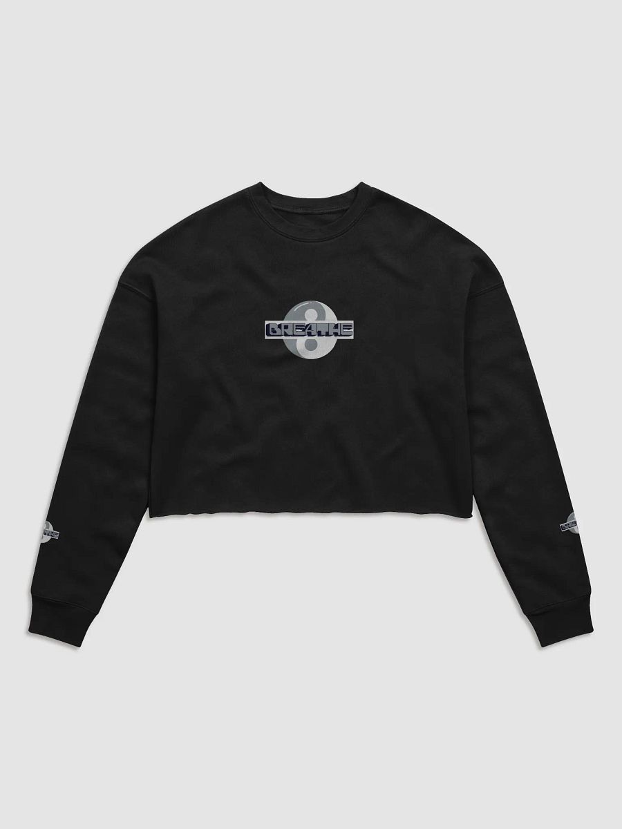 Breathe Women's Fleece Crop Sweatshirt | Cozy & Mindful Style product image (5)