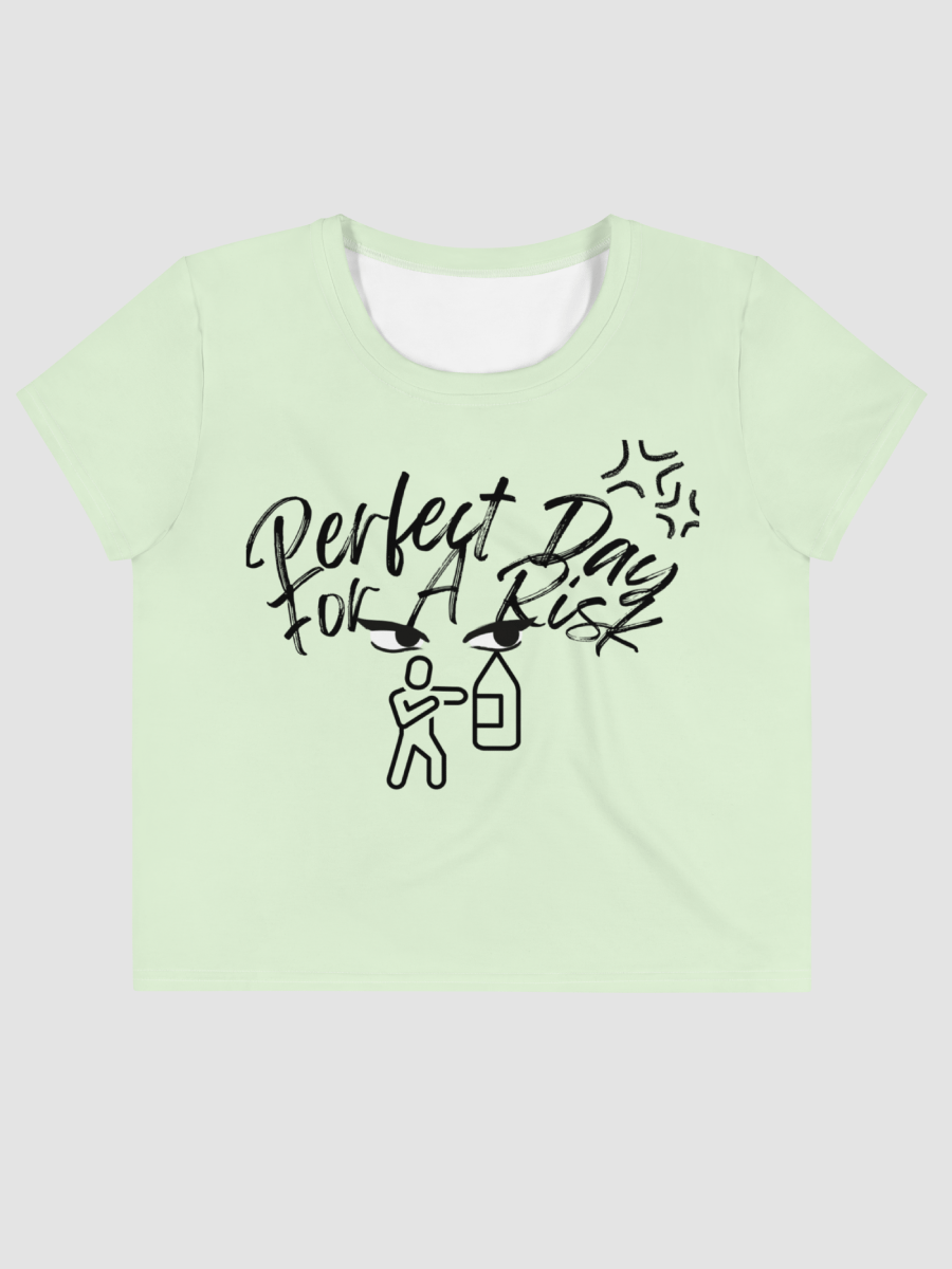 [High Risk ENT.] All-Over Print Crop Tee product image (3)