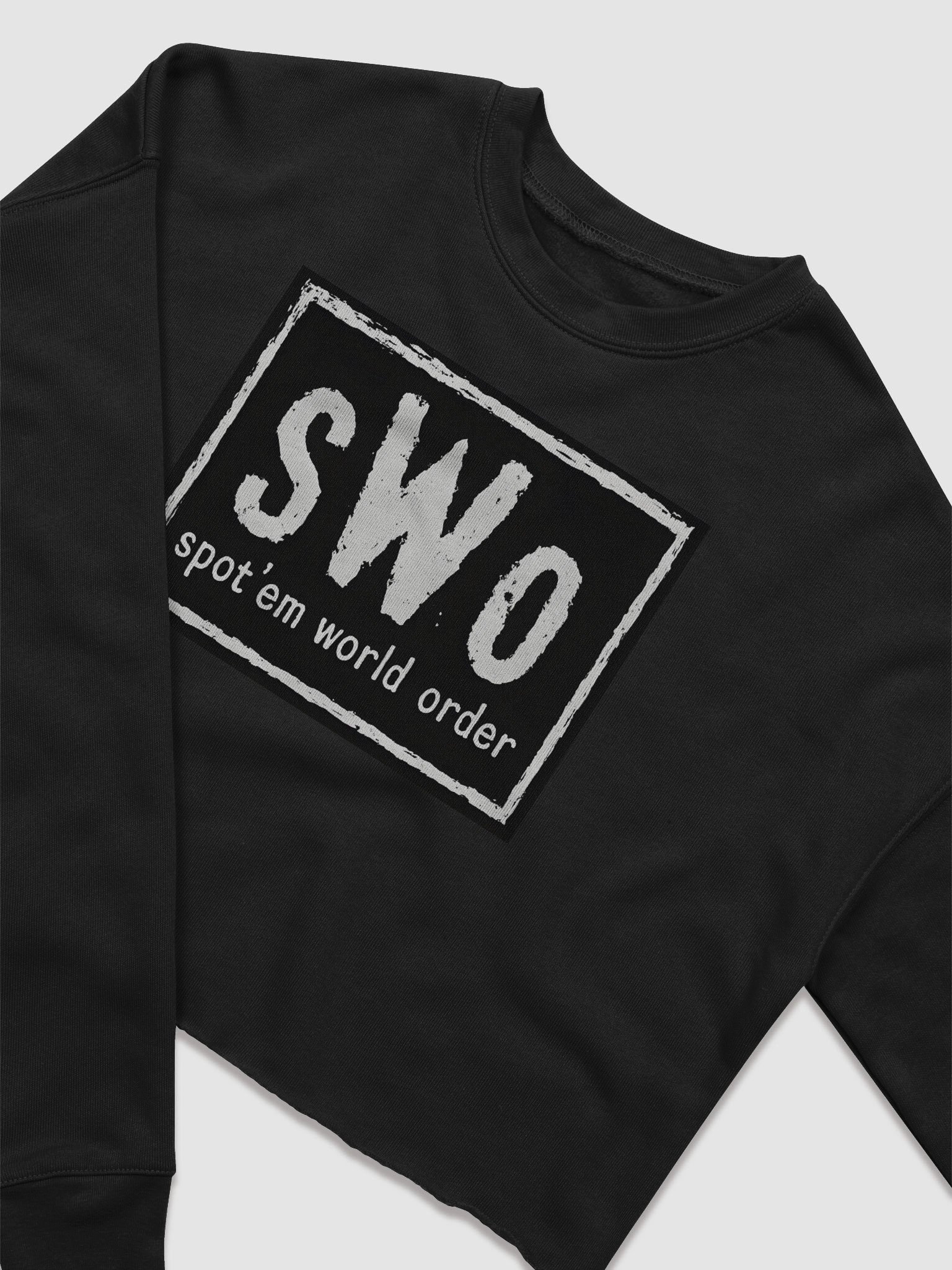 sWo Women's Crop Fleece Sweatshirt product image (9)