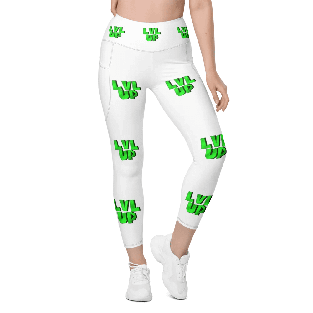 LVL UP White Yoga Pants product image (1)