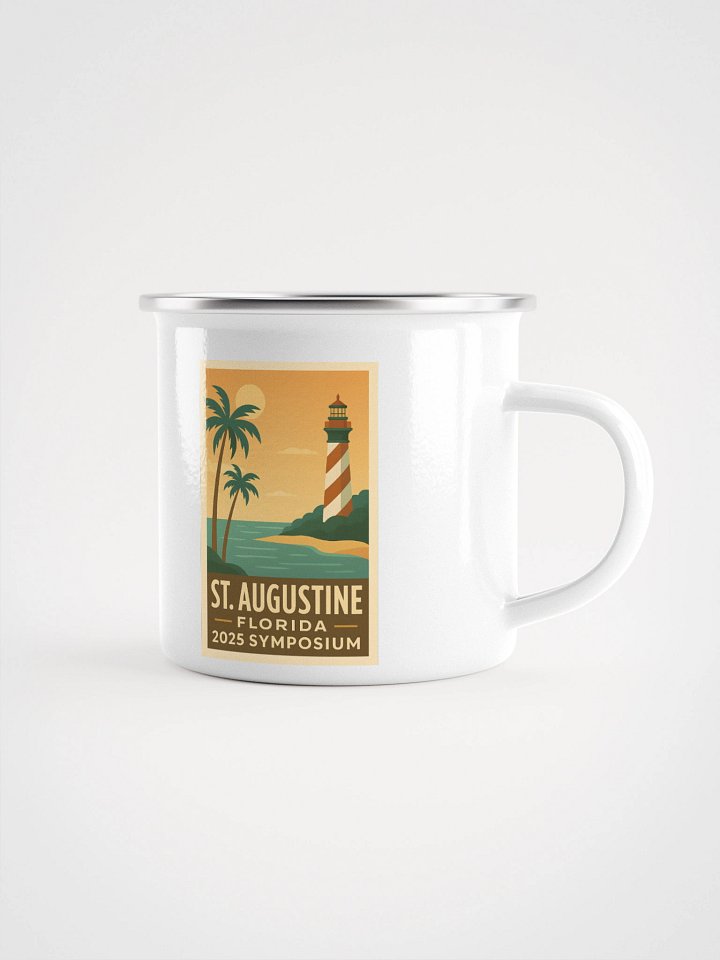 NIRMA25 Enamel Mug – St. Augustine Coastline Edition product image (1)