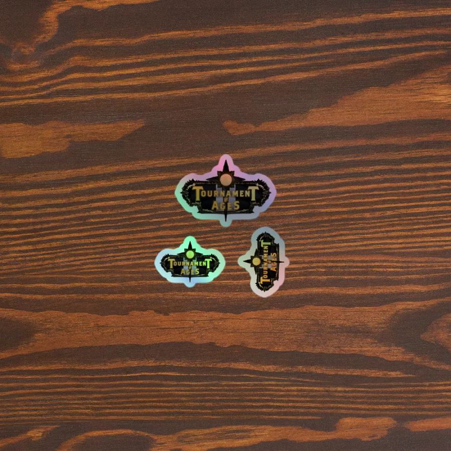 Tournament of Ages - Full Logo - Holo Sticker Sheet product image (3)