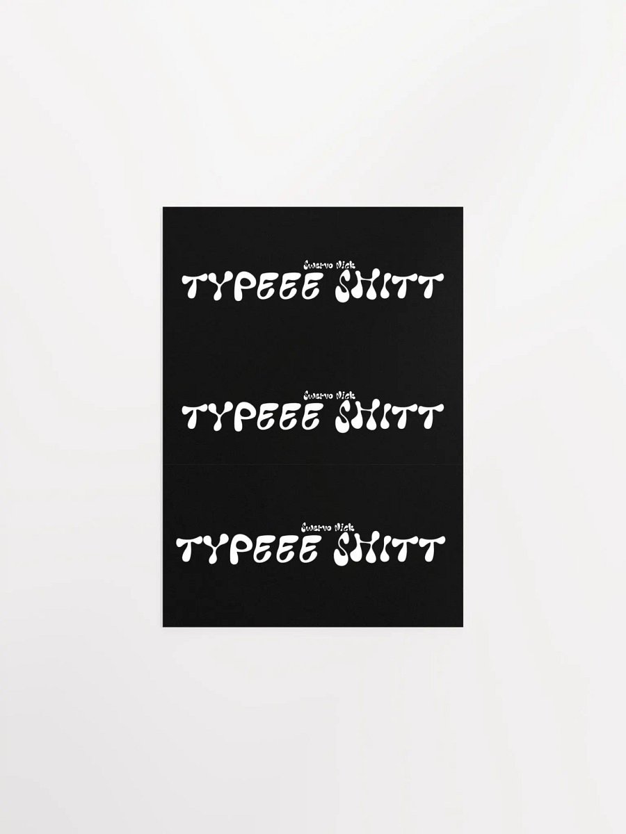 Type Shit POSTER product image (1)