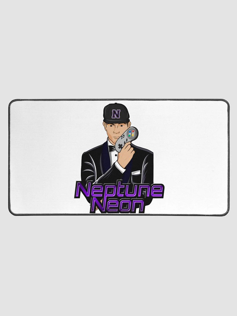 Desktop Gaming Mat NeptuneNeon 15.5" x 31.5"