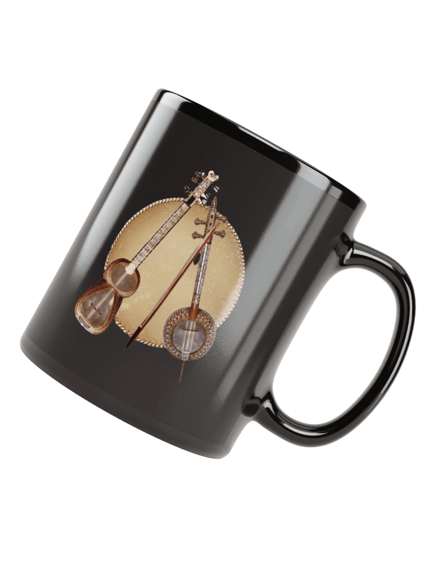 Mug with tar and kamancheh design for mugham lovers product image (7)