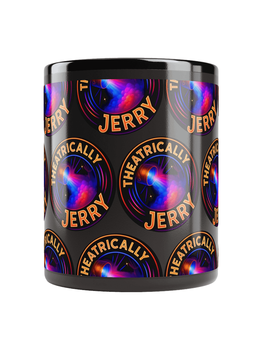 Limited Edition Theatrically Jerry Obsidian Black Coffee Mug product image (9)