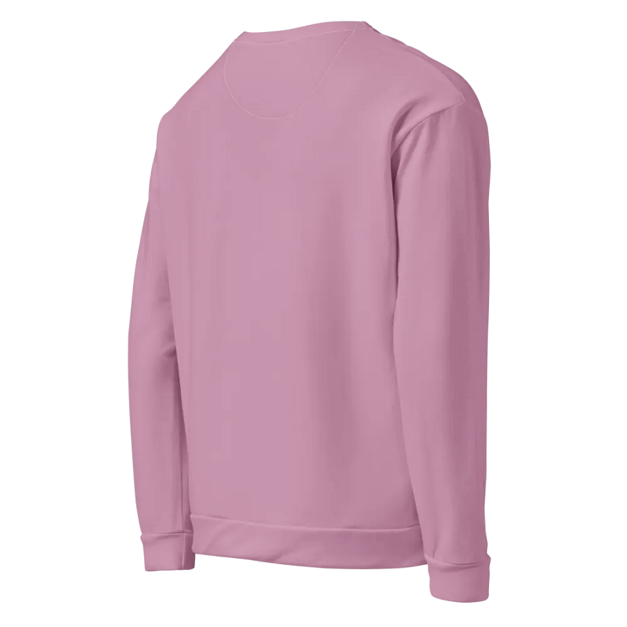 Plain Lilac Purple Soft Summer Unisex Recycled Polyester Heavyweight Premium Sweatshirt by Treasure Pie product image (6)