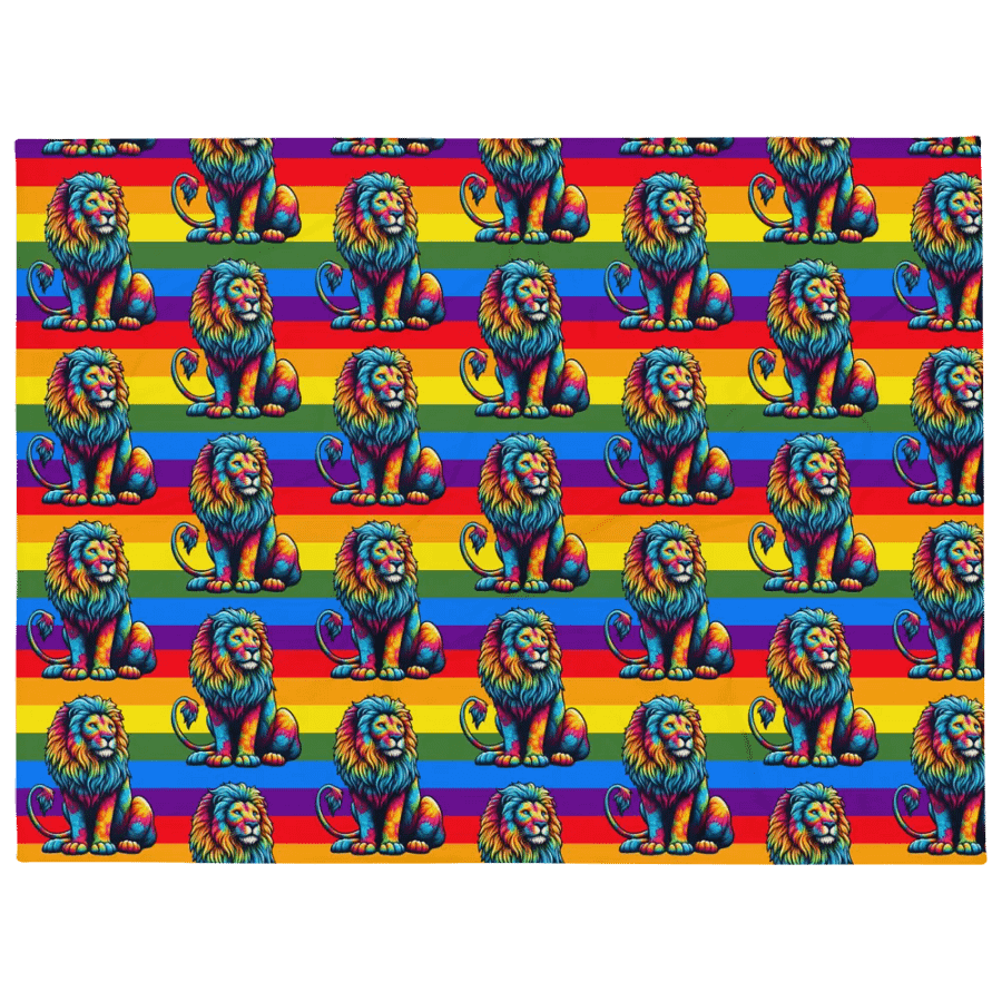 Lion Fiesta Throw Blanket product image (1)