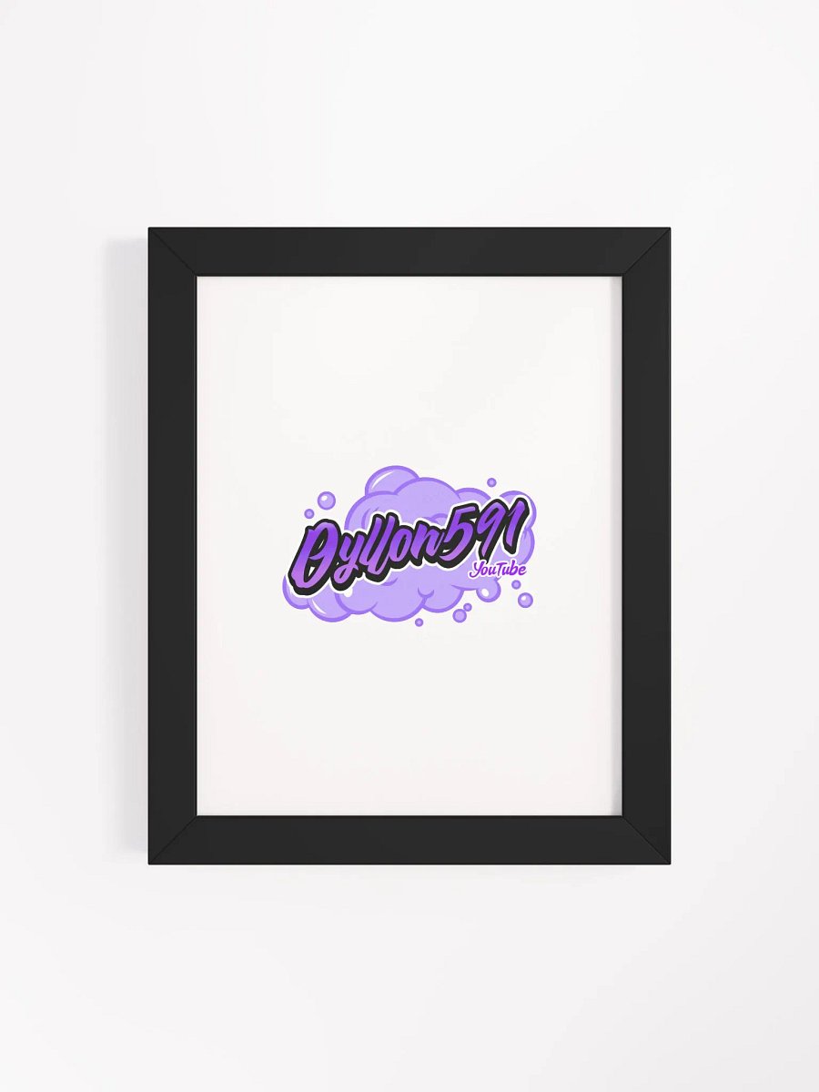 Dyllon591 YouTube Logo Frame Poster product image (4)