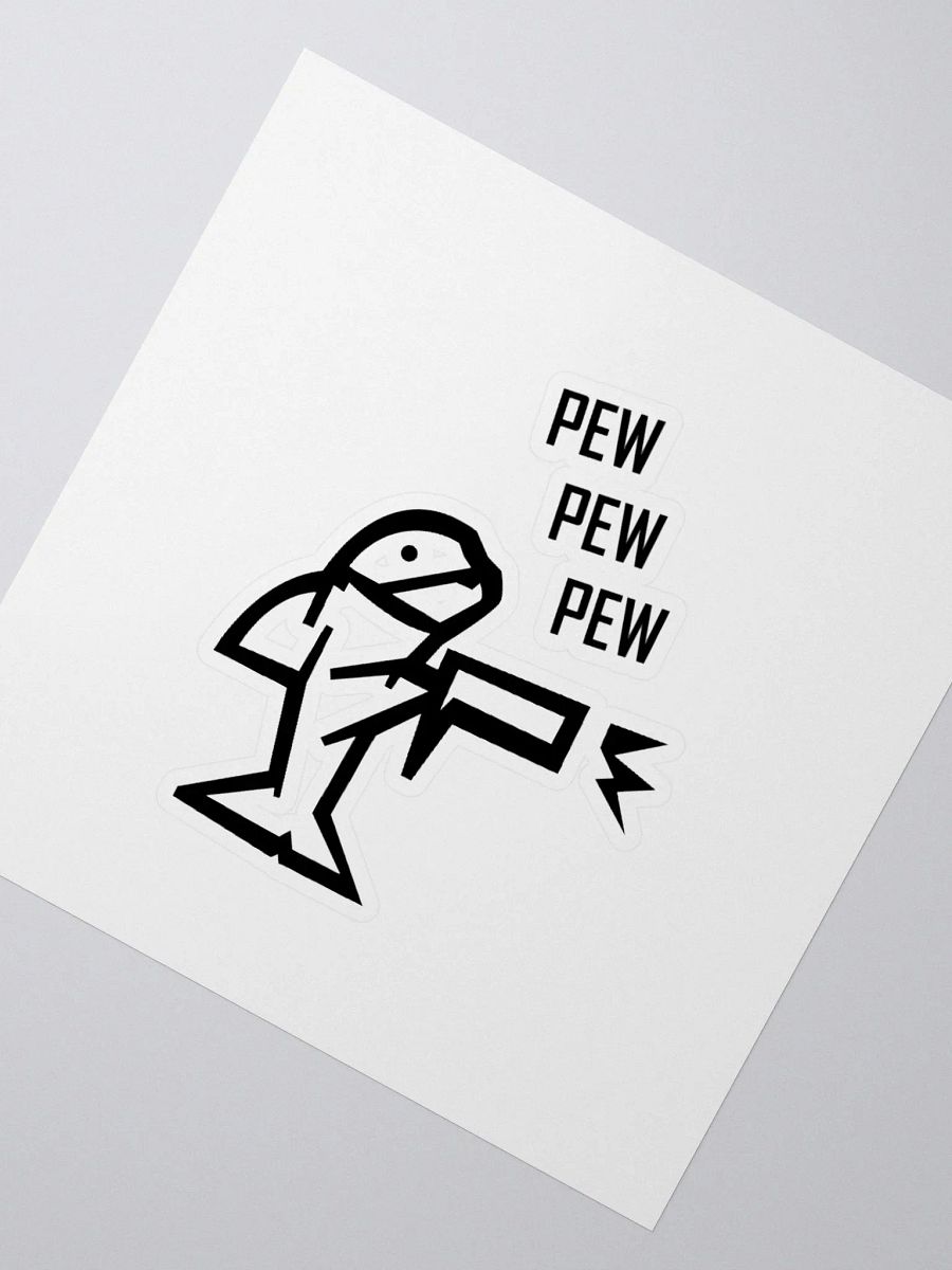 SHARK Pew Pew Pew Sticker product image (2)