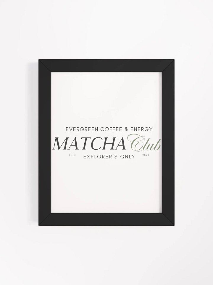 Sip Society | Matcha Club Poster product image (2)