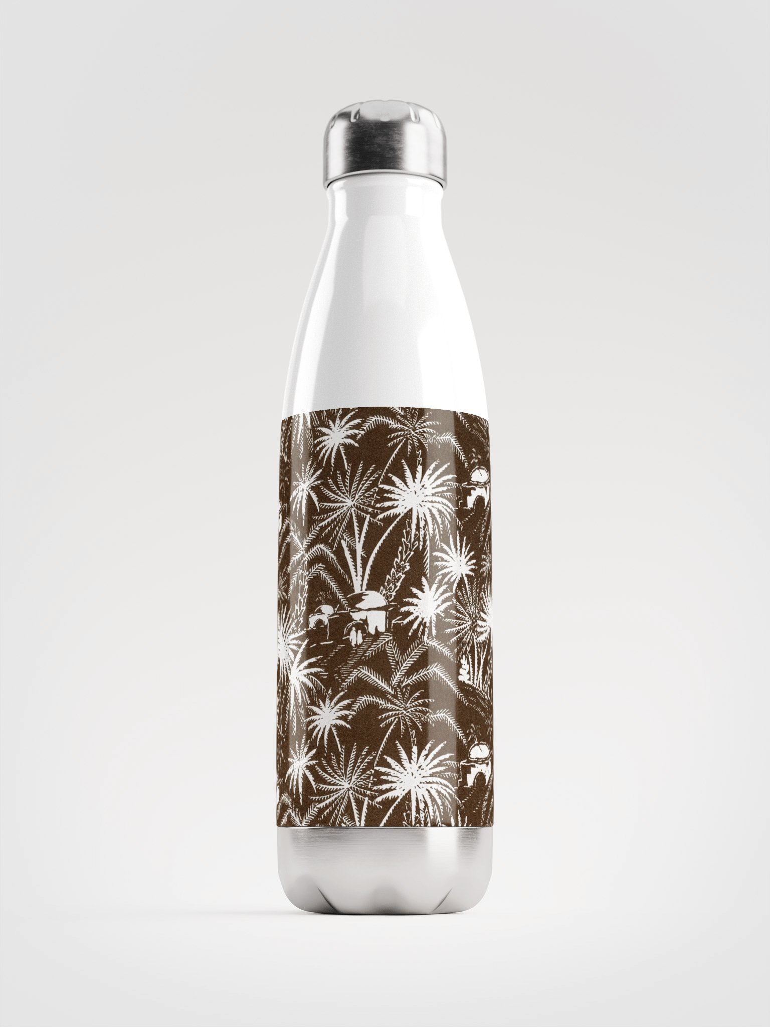 Palm Trees. 17oz. Stainless Steel Water Bottle product image (1)