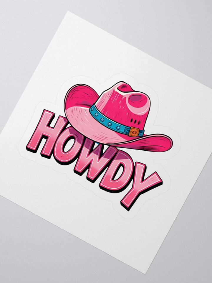 Howdy Sticker product image (4)