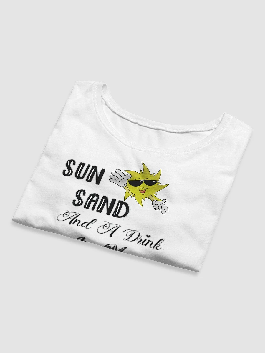 Sun Sand and a Drink in my Hand Cropped T product image (8)