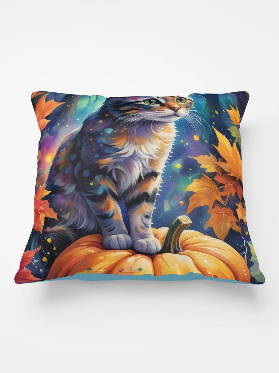 Pumpkin Purrfection All-Over Print Pillow product image (5)